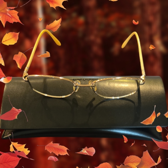 Yves Saint Laurent frame  no lens pre loved with Yves Saint Laurent case - Picture 2 of 5